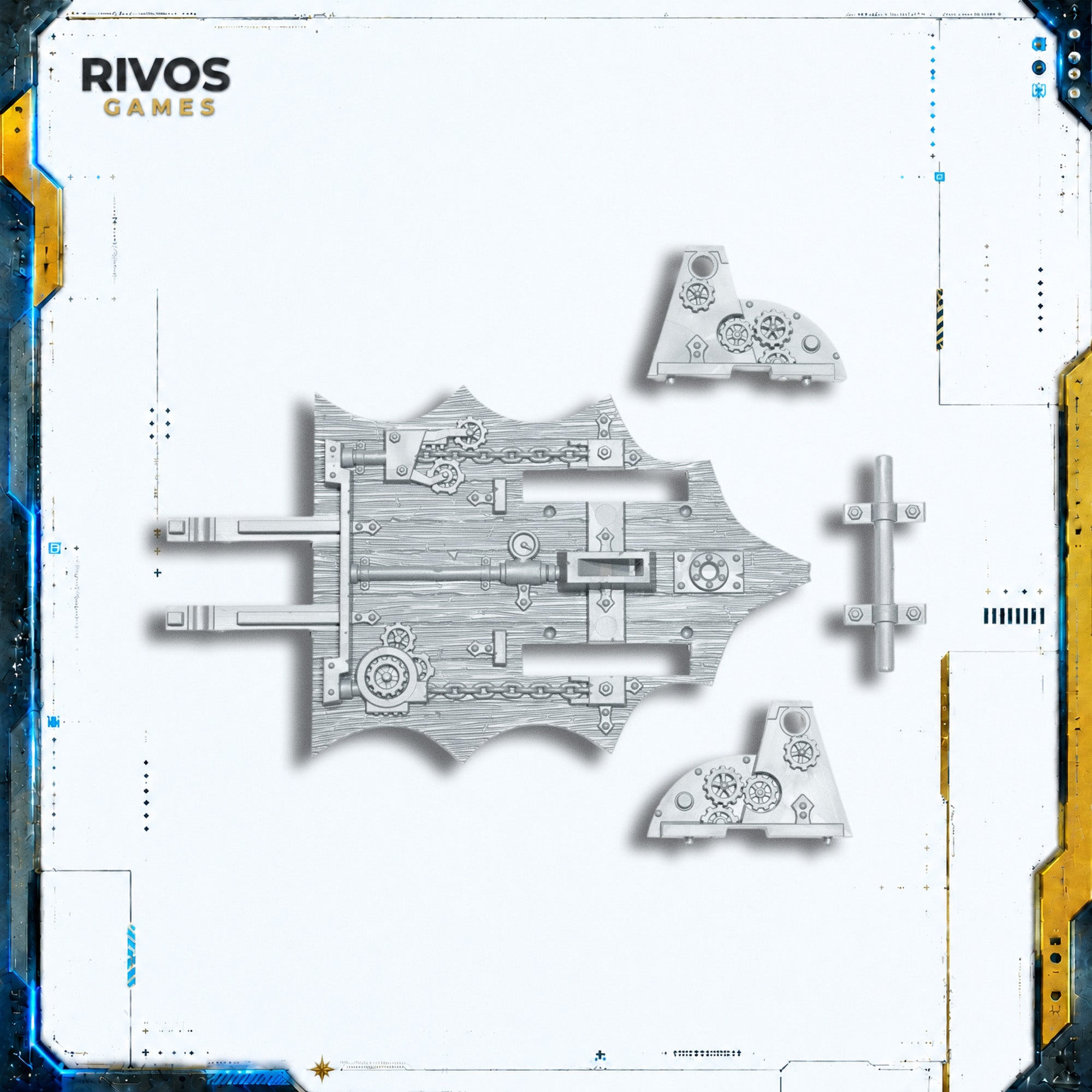 Warhammer Empire of Man Empire Steam Tank Floor - Bits (Bitz)