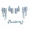 Warhammer Empire of Man Empire Steam Tank Rear Axle and Pistons Bits Bitz