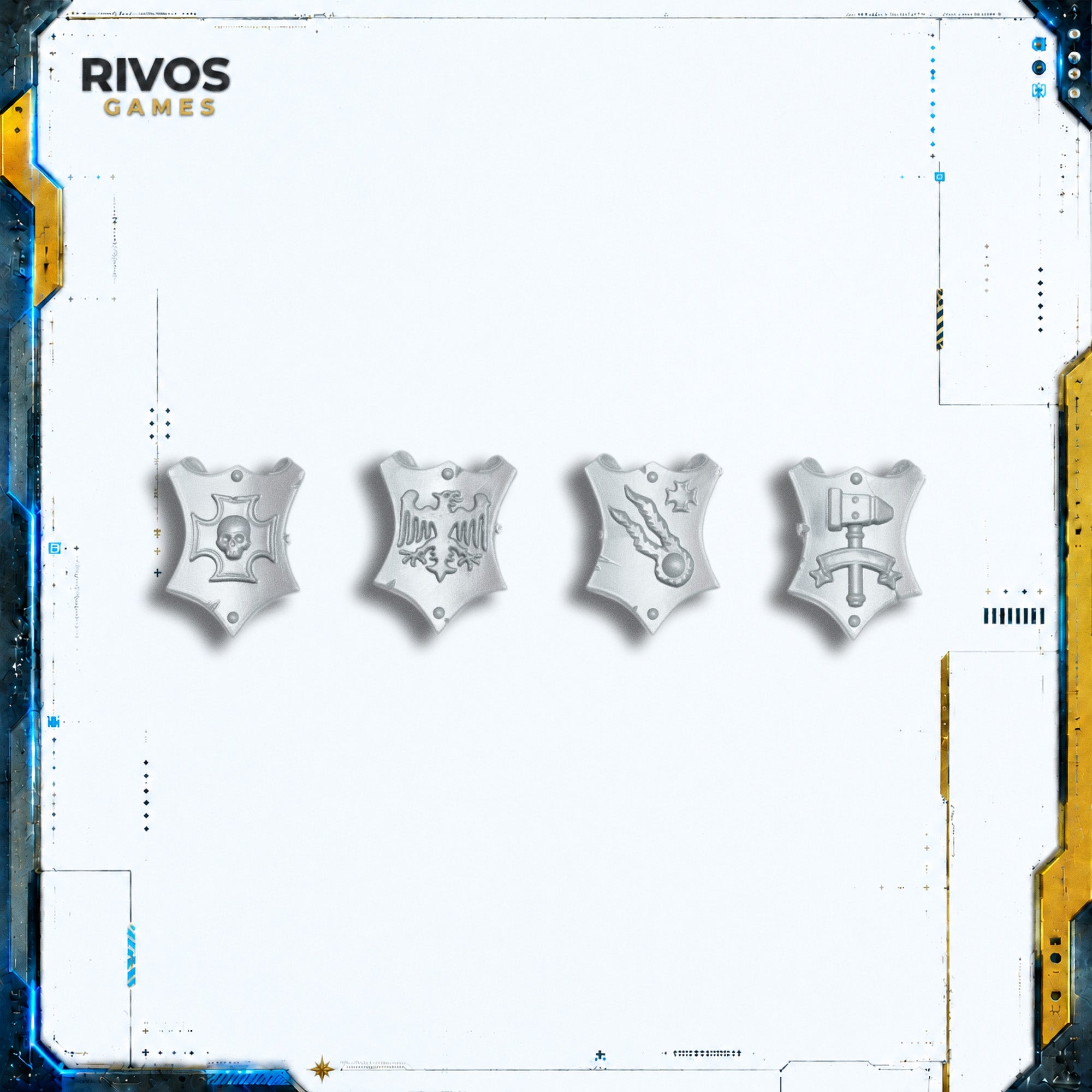 Warhammer Empire of Man Empire Steam Tank Shields - Bits (Bitz)