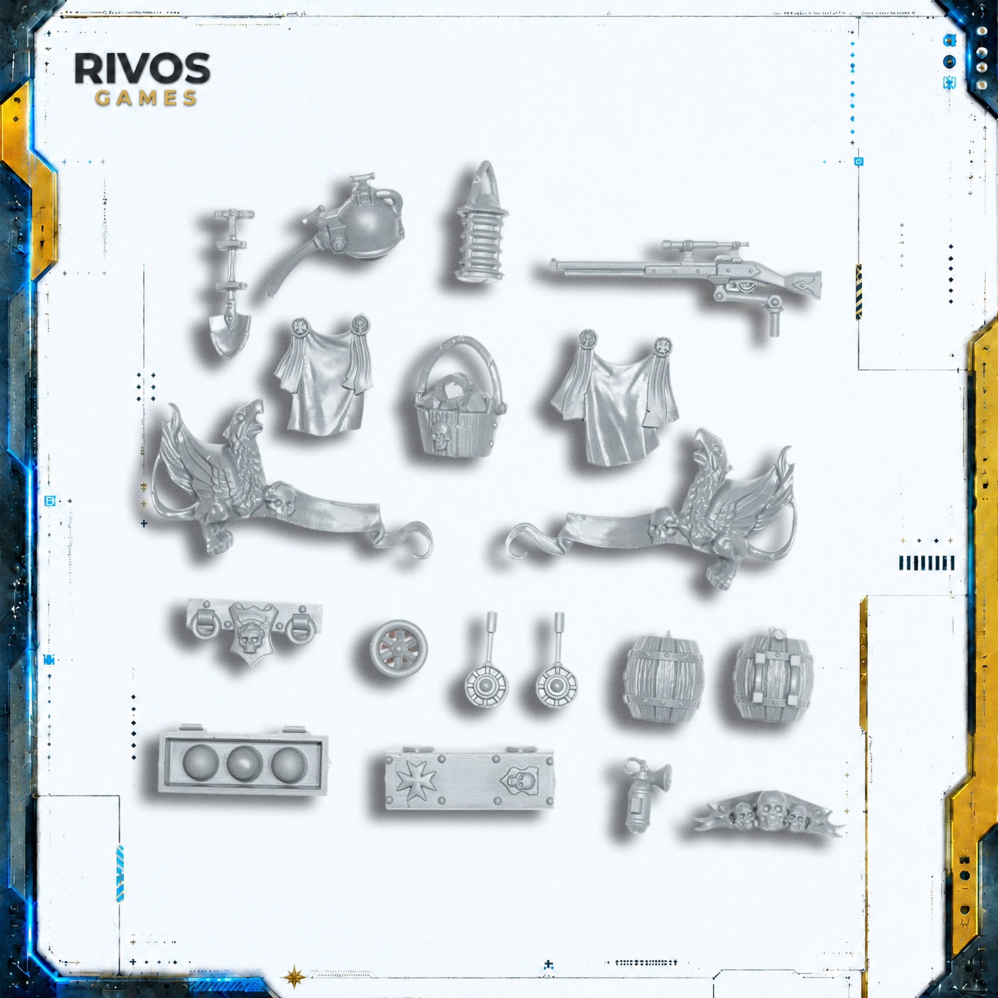 Warhammer Empire of Man Empire Steam Tank Accessories - Bits (Bitz)
