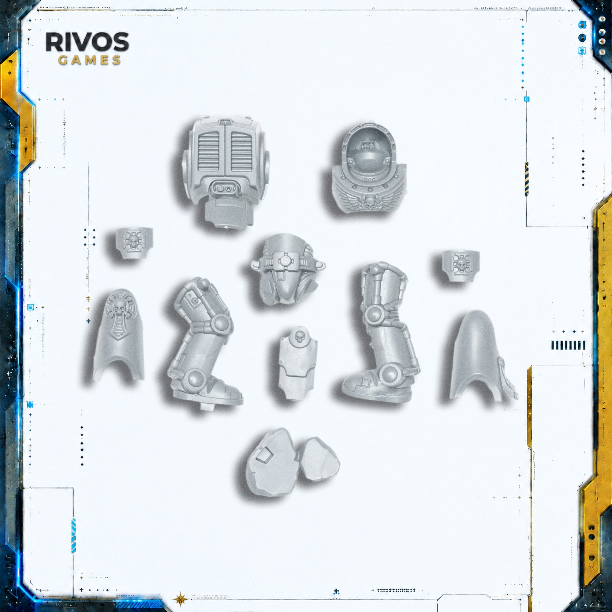 Primaris Space Marines Terminator Assault Squad Legs and Torso A - Bits (Bitz)