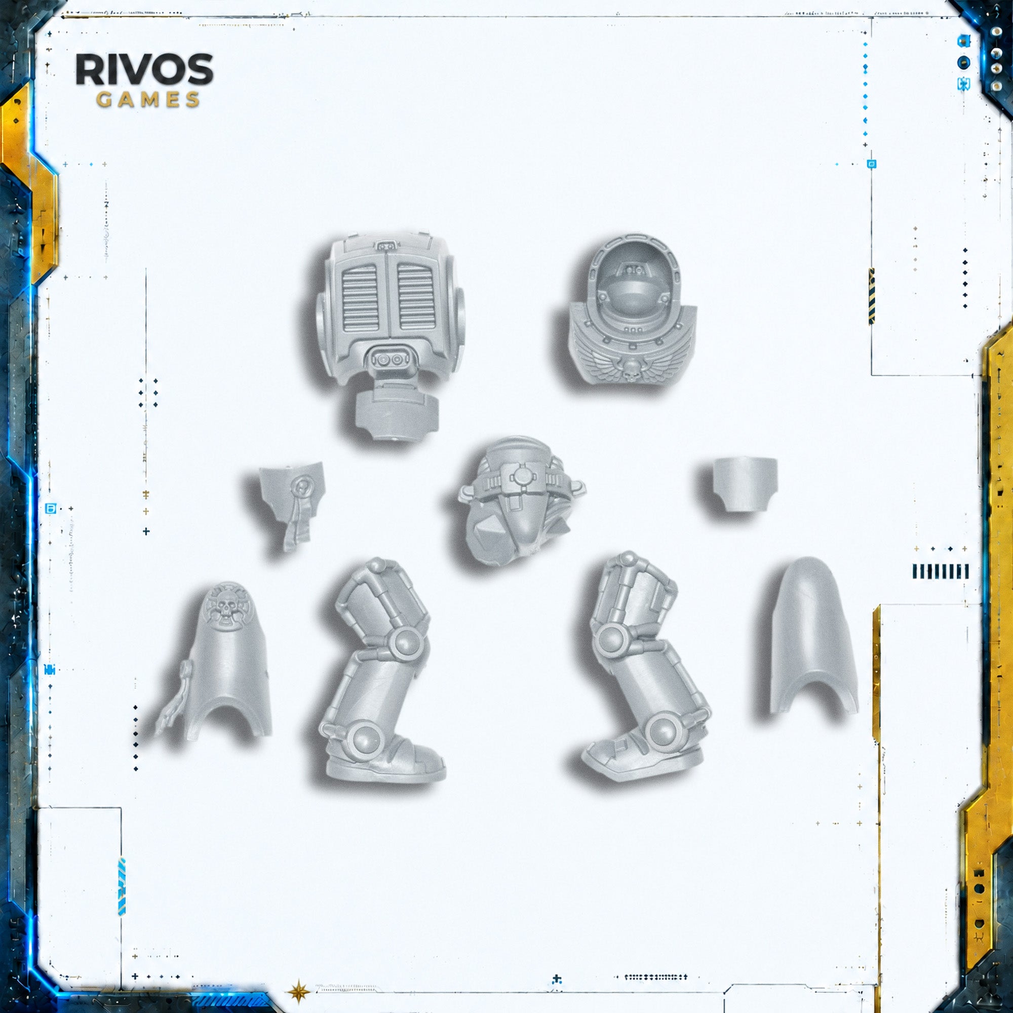 Primaris Space Marines Terminator Assault Squad Legs and Torso B - Bits (Bitz)