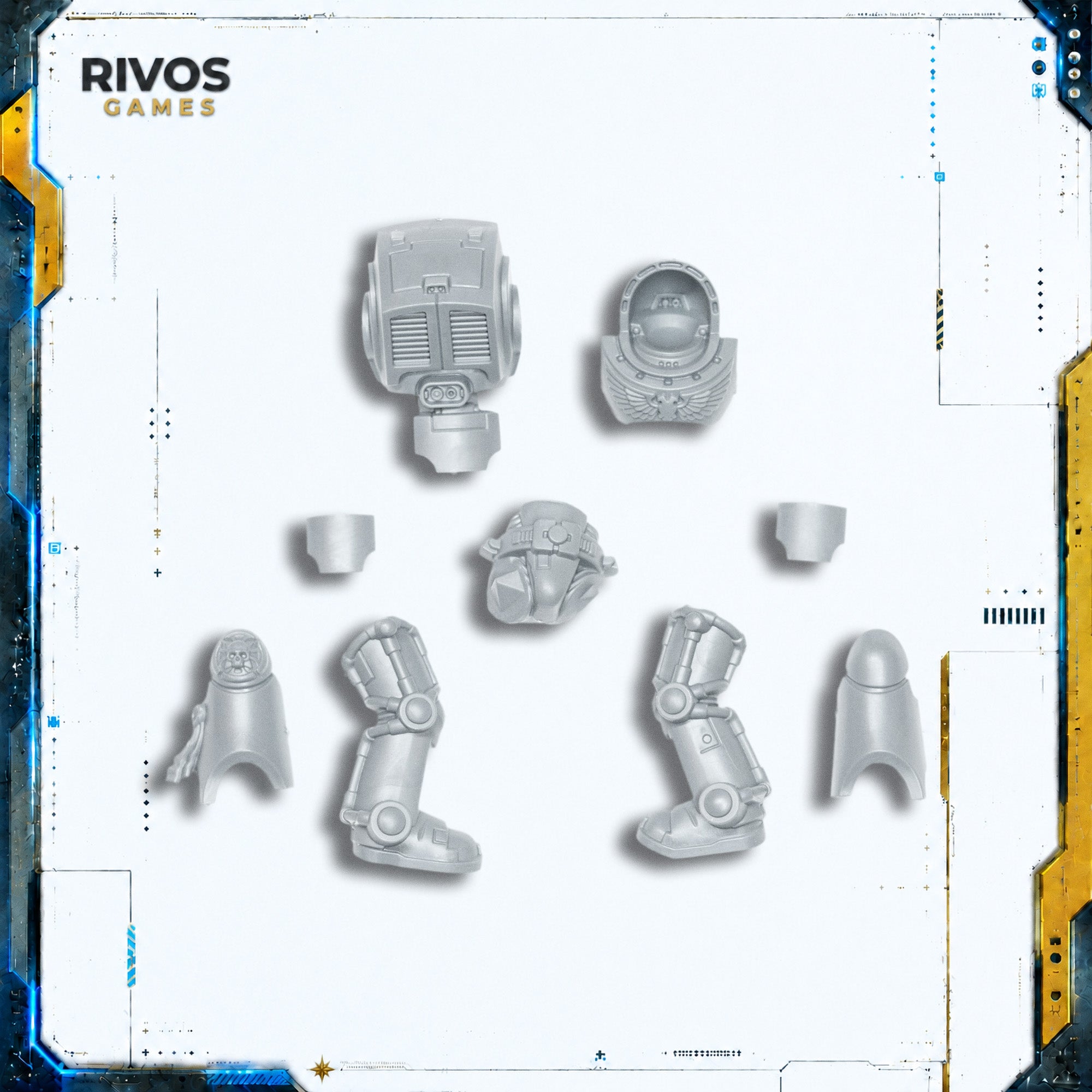 Primaris Space Marines Terminator Assault Squad Legs and Torso D - Bits (Bitz)