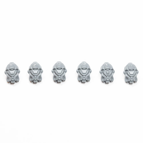 Primaris Space Marines Terminator Assault Squad Helmets x 6 - Space Marines - Kitbash Bit