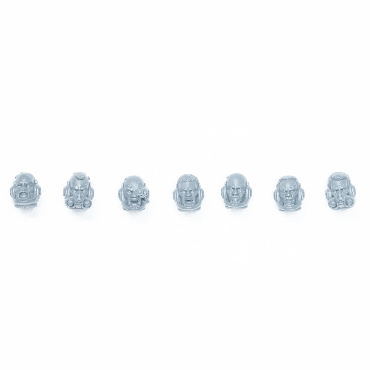 Warhammer 40k Space Marines Terminator Assault Squad Heads x 7 Bits Bitz