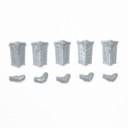Age of Sigmar Helsmiths of Hashut Infernal Cohort Shields x 5 A - Age of Sigmar - Authentic Sprue