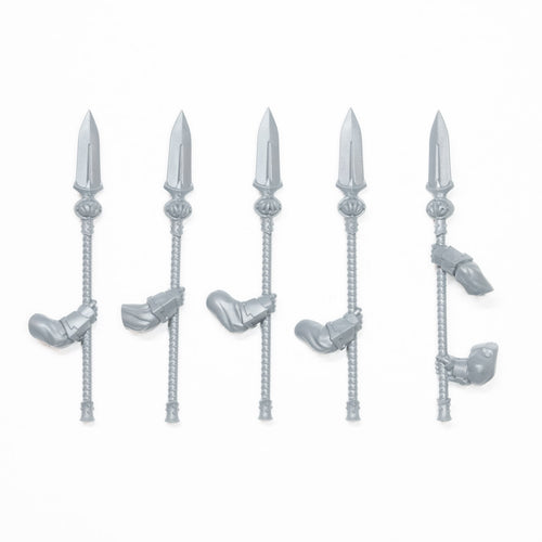 Age of Sigmar Helsmiths of Hashut Infernal Cohort Hashutite Spears x 5 B - Age of Sigmar - Authentic Sprue