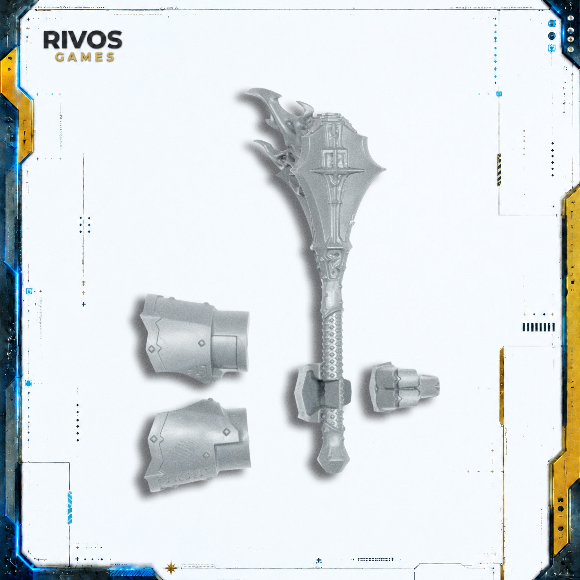 Age of Sigmar Helsmiths of Hashut Dominator Engine Bane Mace A - Bits (Bitz)