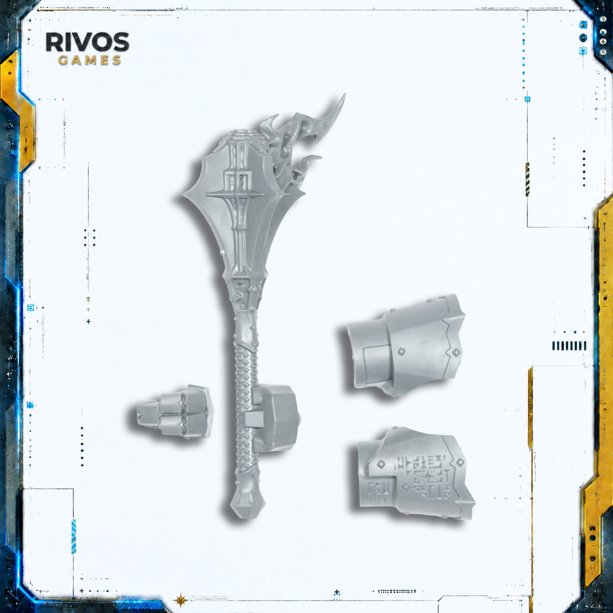 Age of Sigmar Helsmiths of Hashut Dominator Engine Bane Mace B - Bits (Bitz)