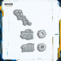 Age of Sigmar Helsmiths of Hashut Dominator Engine Immolation Cannon B - Bits (Bitz)