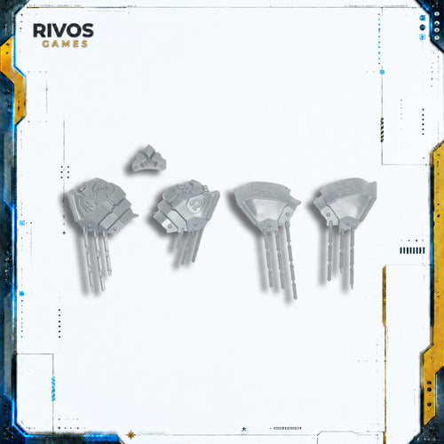 Age of Sigmar Helsmiths of Hashut Dominator Engine Shoulder Pads - Bits (Bitz)