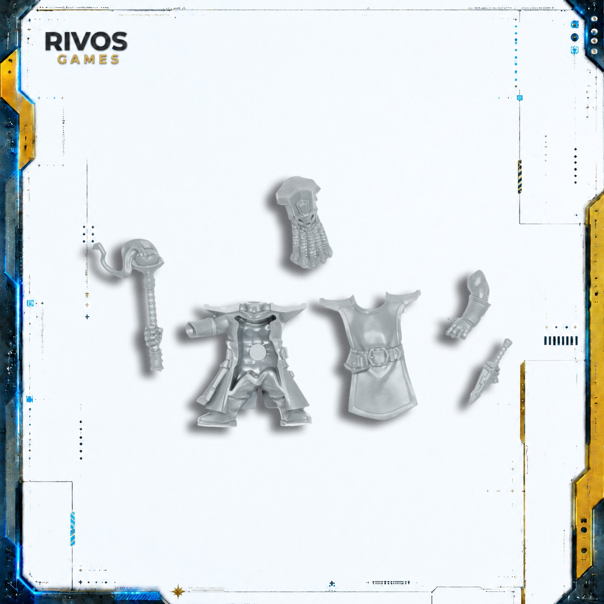 Age of Sigmar Helsmiths of Hashut Deathshrieker Rocket Battery Crew B - Bits (Bitz)