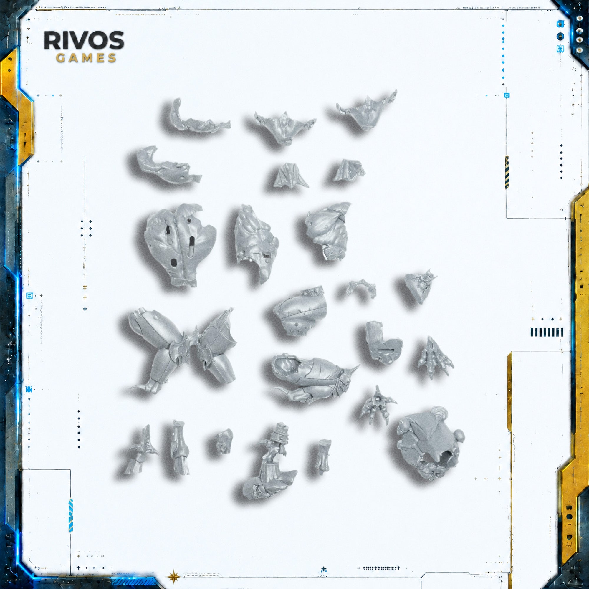 Warhammer 40K Chaos Space Marines Daemon Prince Legs and Torso - Bits (Bitz)