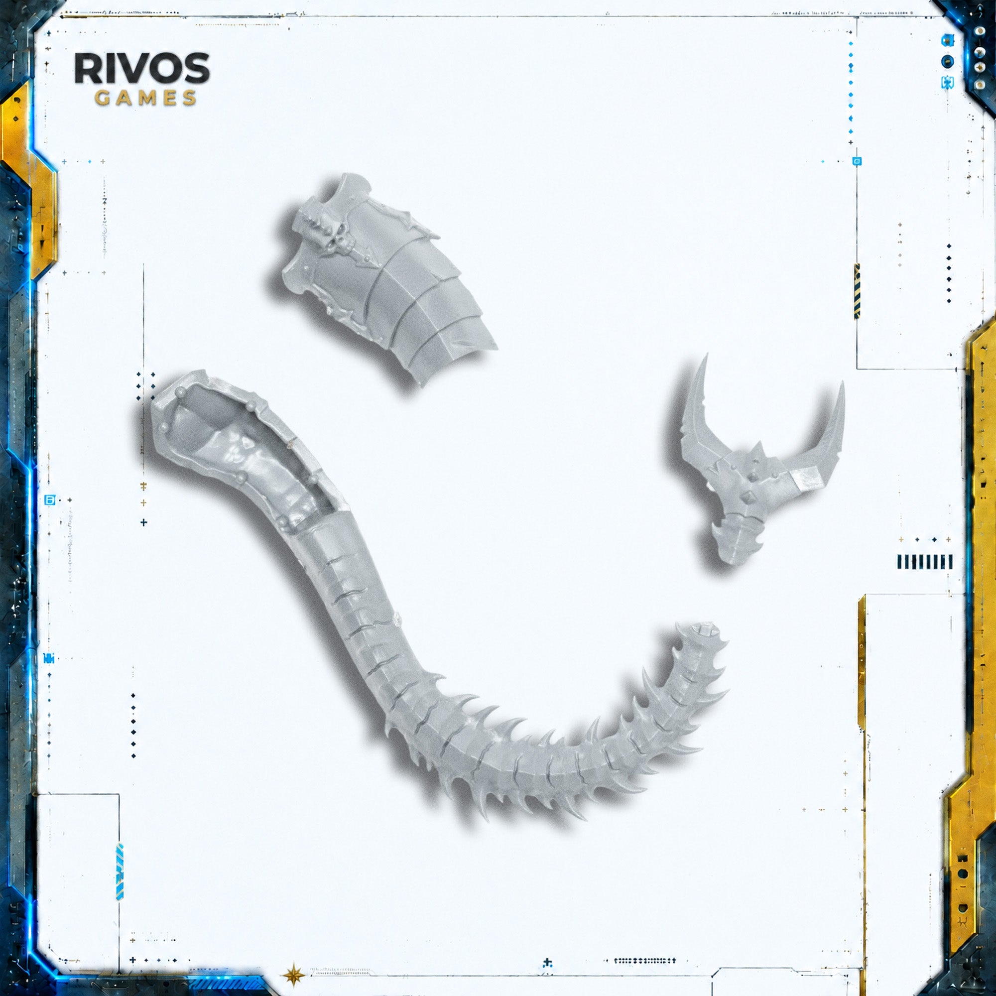 Warhammer 40K Chaos Space Marines Daemon Prince Tail - Bits (Bitz)