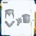 Warhammer 40K Chaos Space Marines Daemon PrinceShoulder Pads B - Bits (Bitz)