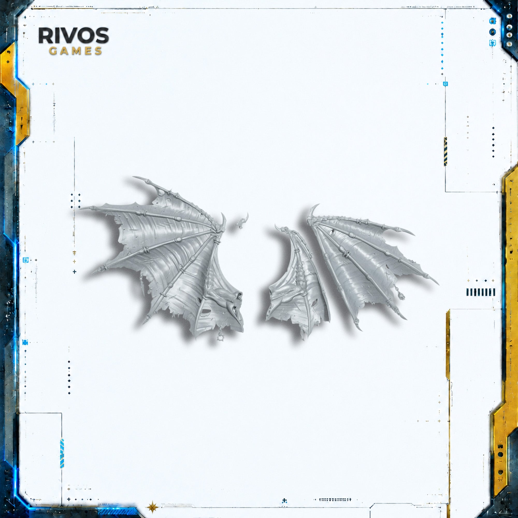 Warhammer 40K Chaos Space Marines Daemon Prince Wings - Bits (Bitz)