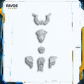 Warhammer 40K Chaos Space Marines Daemon Prince Head A - Bits (Bitz)