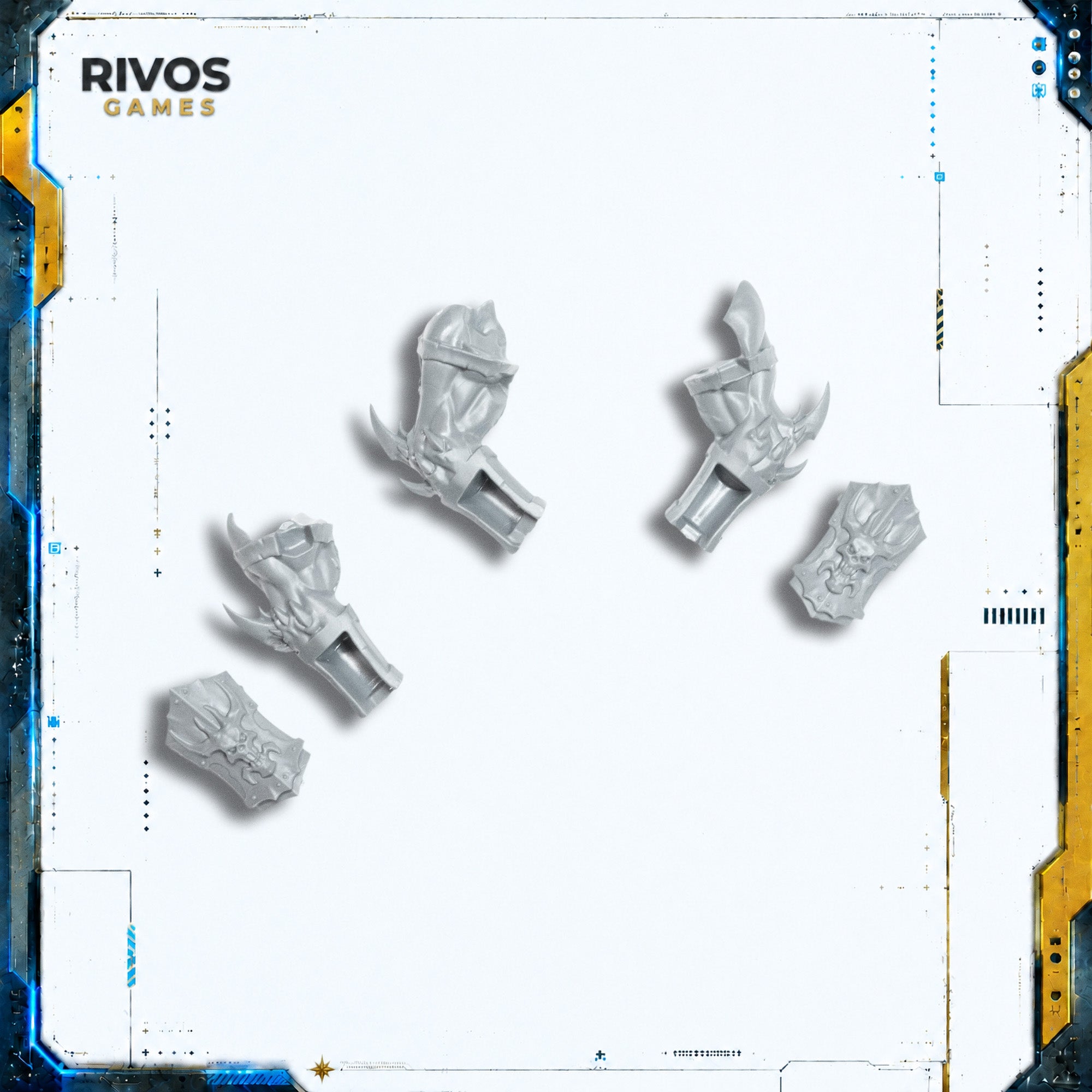 Warhammer 40K Chaos Space Marines Daemon Prince Arms - Bits (Bitz)