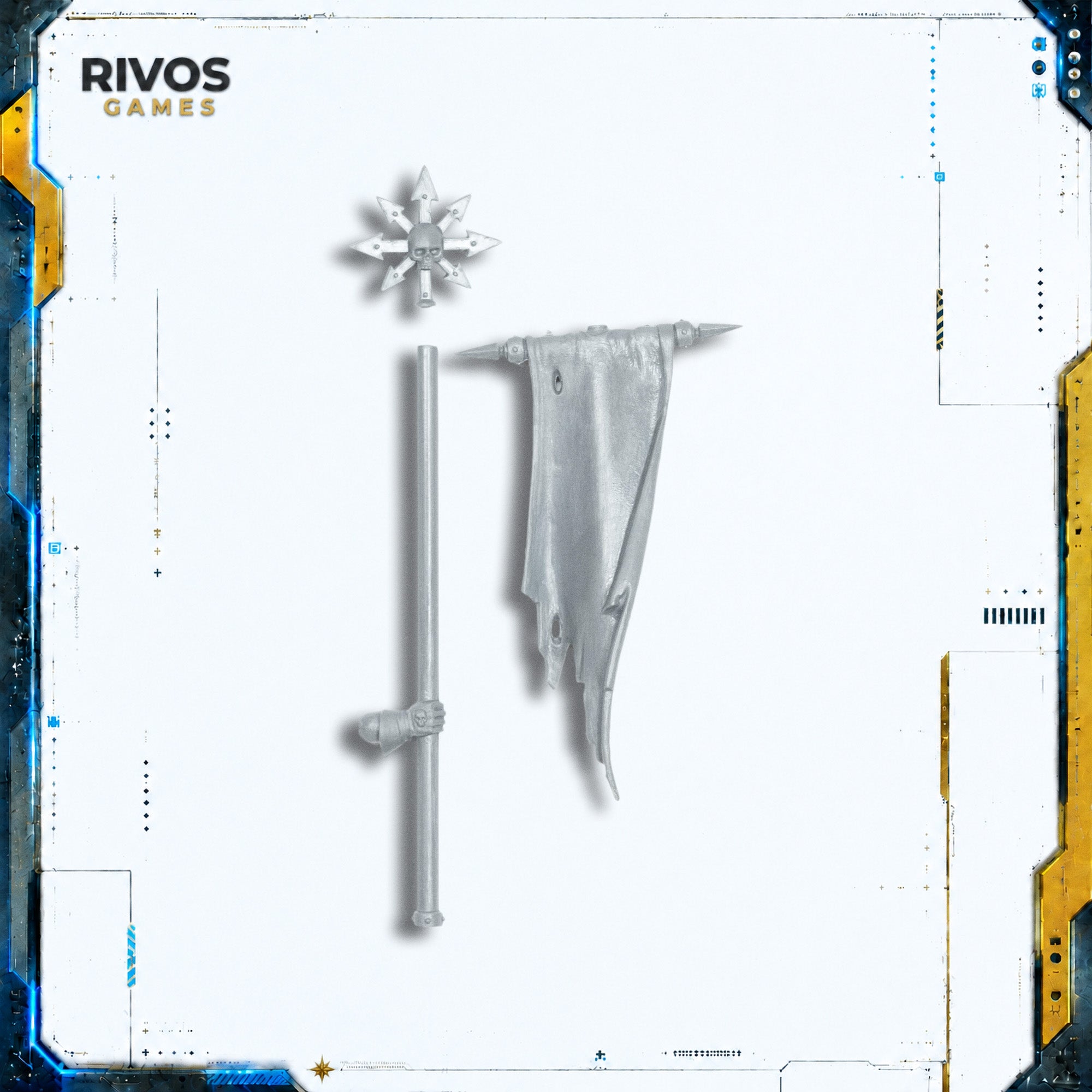 Warhammer Warriors of Chaos Chaos Warriors Standard A - Bits (Bitz)