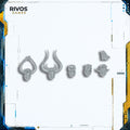 Warhammer Warriors of Chaos Chaos Warriors Champion Heads x 5 - Bits (Bitz)