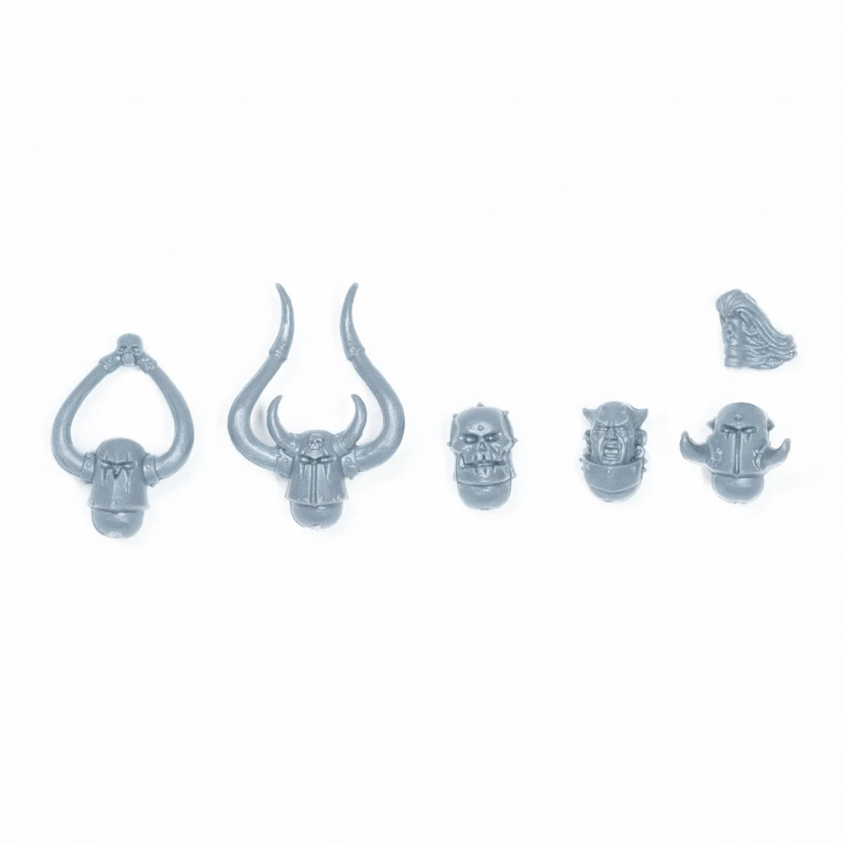 Warhammer Warriors of Chaos Chaos Warriors Champion Heads x 5 Bits Bitz