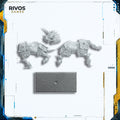 Warhammer Warriors of Chaos Chaos Knights Horse B - Bits (Bitz)