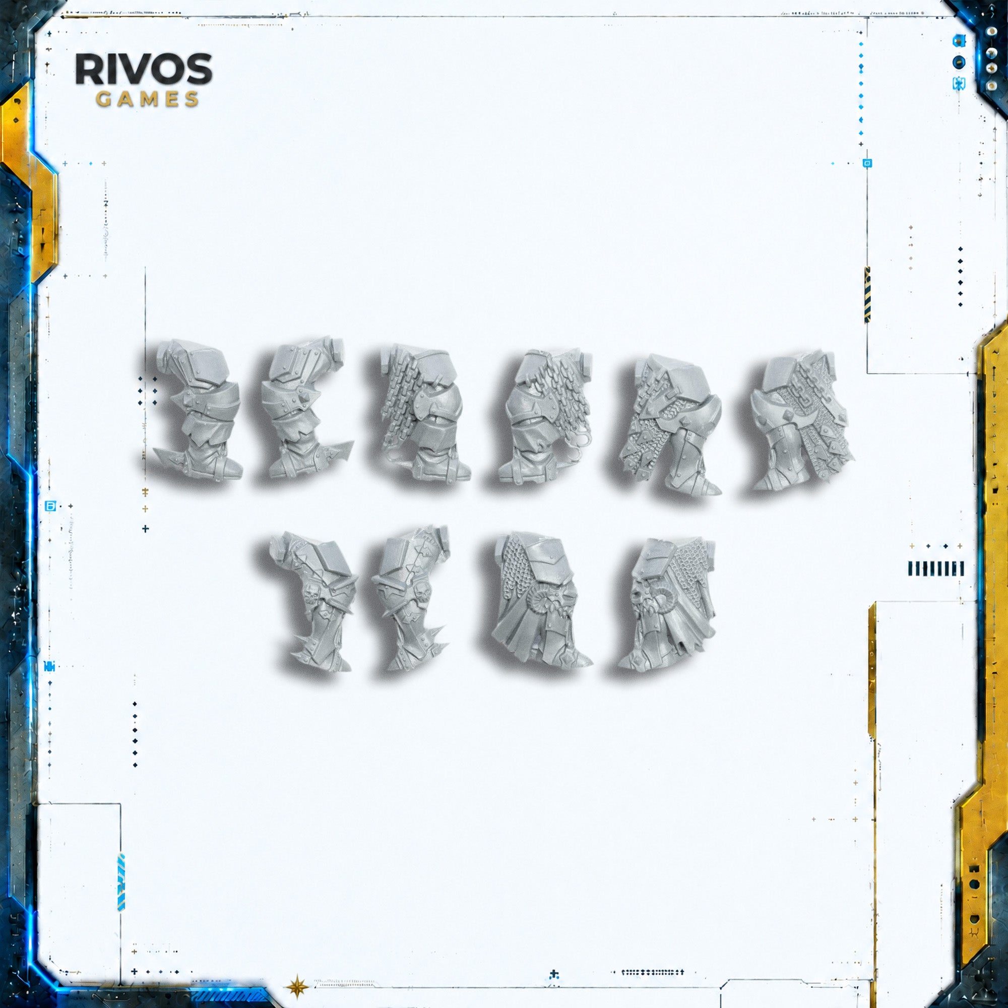 Warhammer Warriors of Chaos Chaos Knights Legs x 5 - Bits (Bitz)