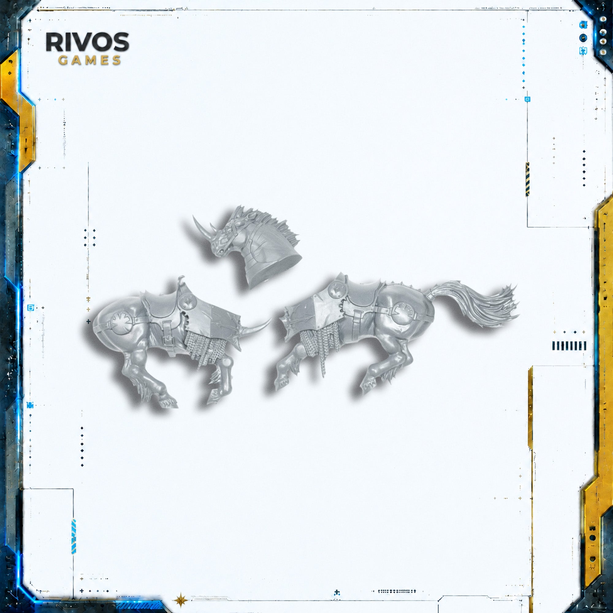 Warhammer Warriors of Chaos Chaos Chariots Horse B - Bits (Bitz)
