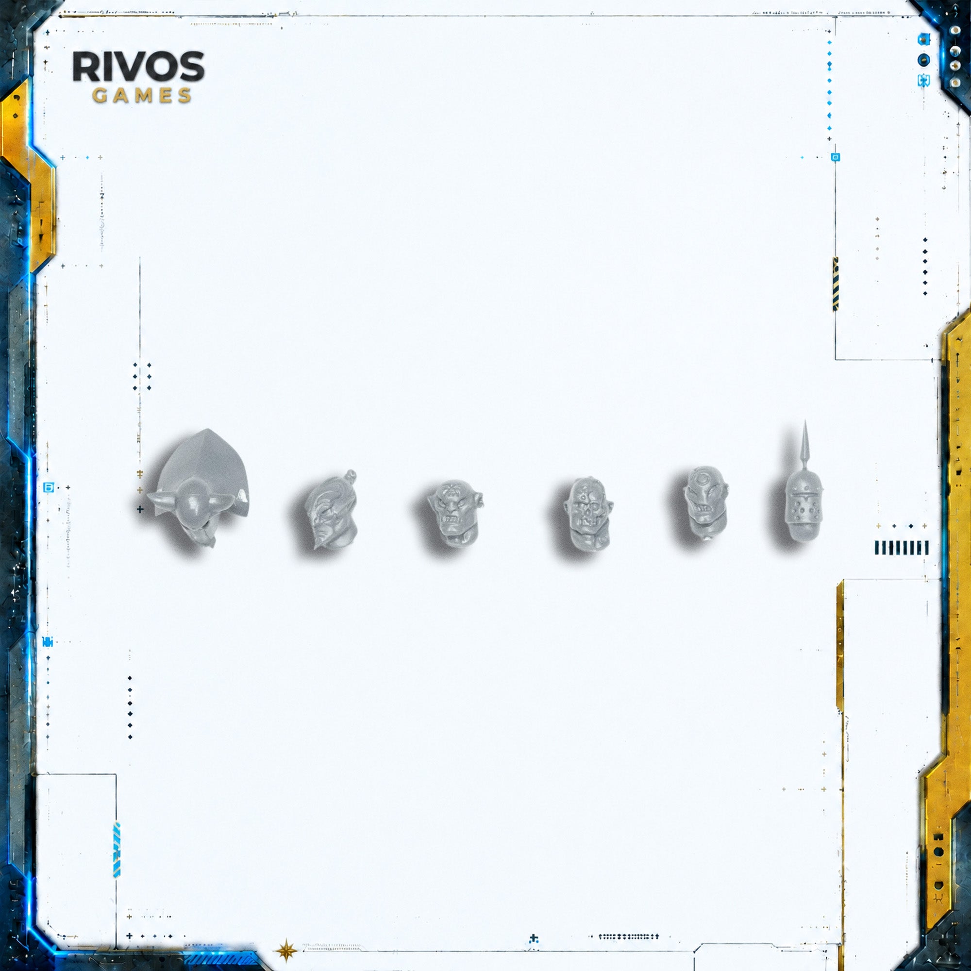 Warhammer Warriors of Chaos Chaos Chariots Heads - Bits (Bitz)