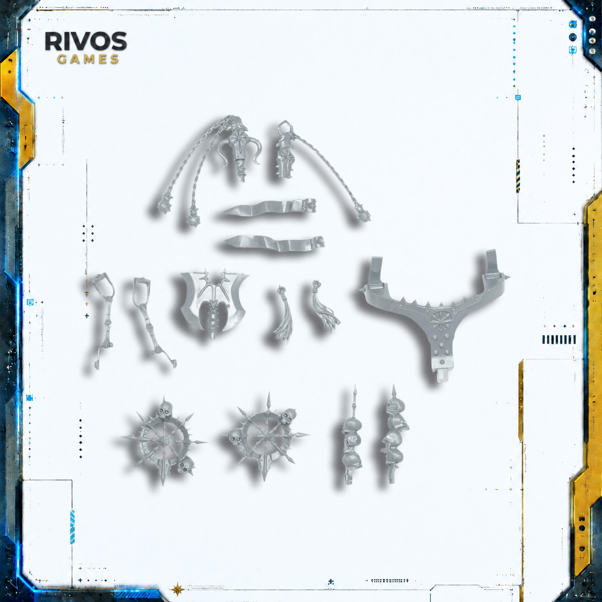 Warhammer Warriors of Chaos Chaos Chariots Accessories - Bits (Bitz)
