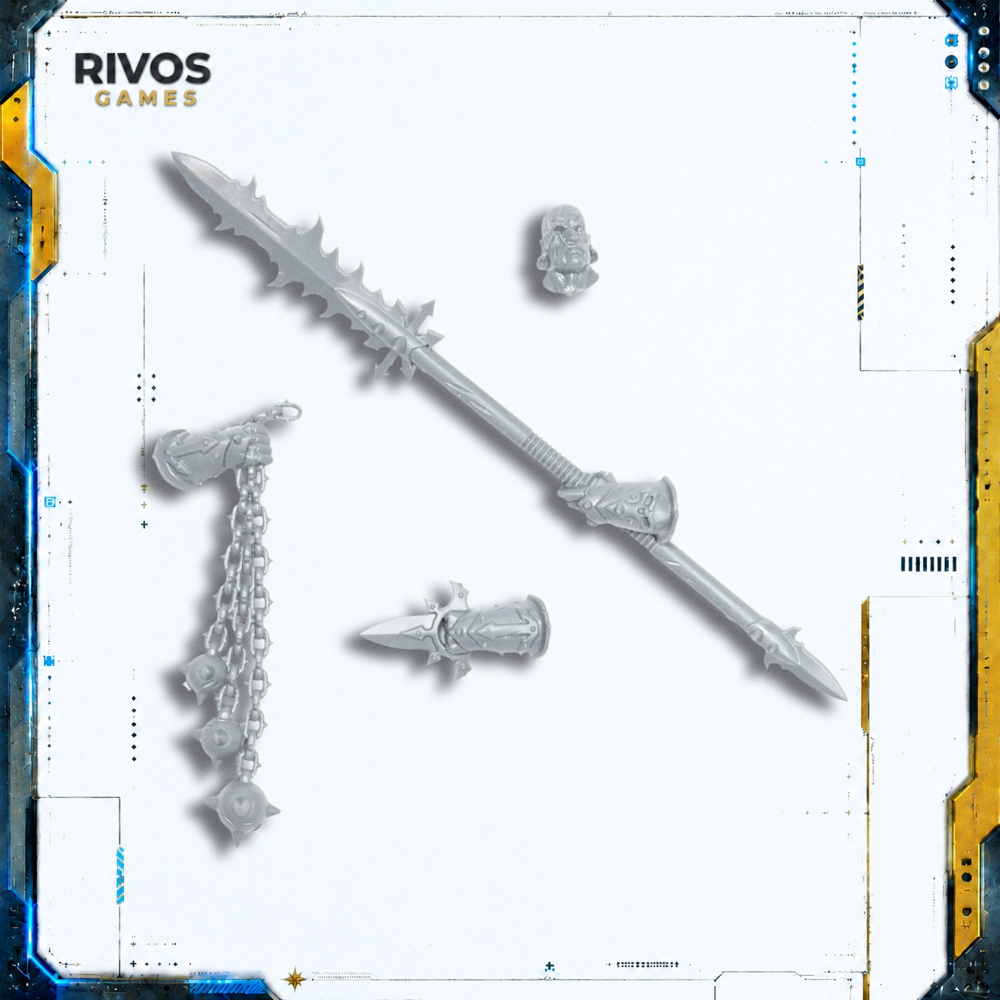 Warhammer Warriors of Chaos Chaos Lord on Manticore Accessories - Bits (Bitz)