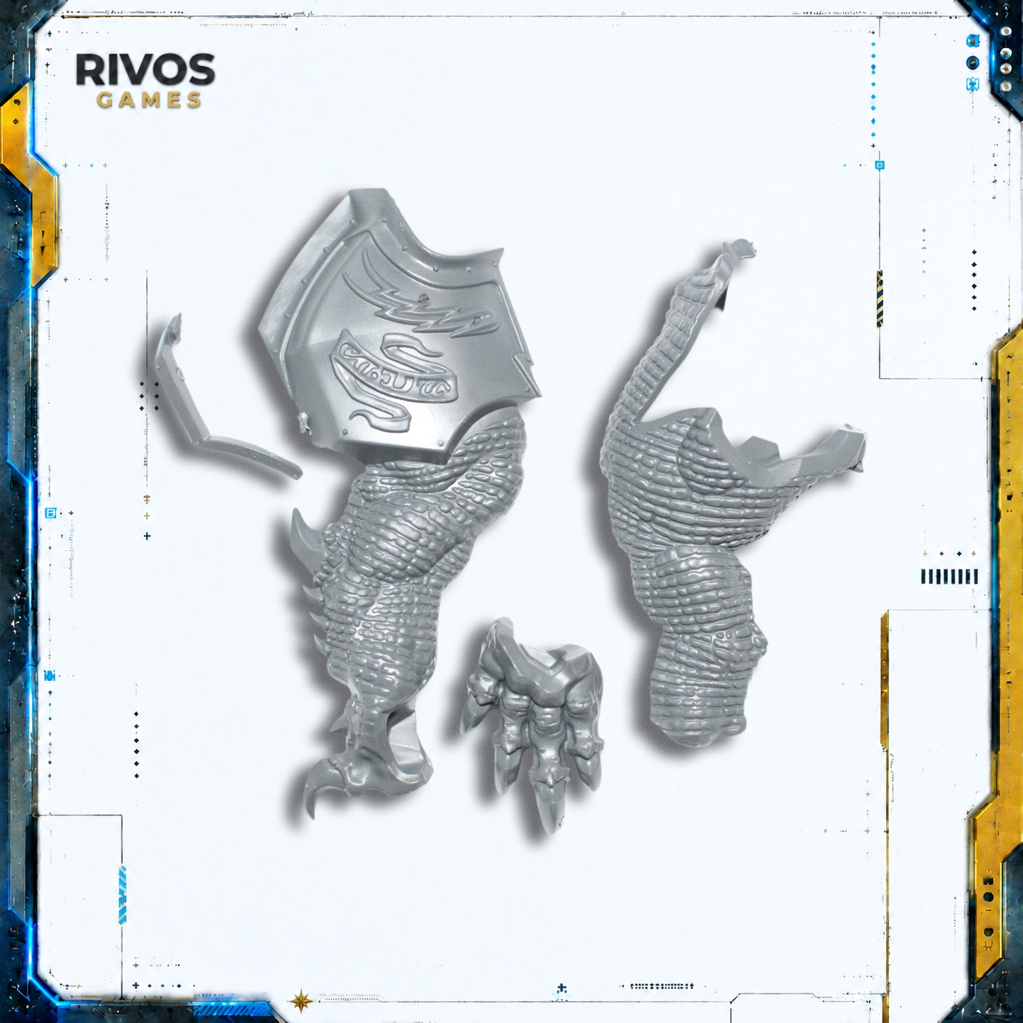 Warhammer Stormcast Eternals Stardrake Right Leg A - Bits (Bitz)