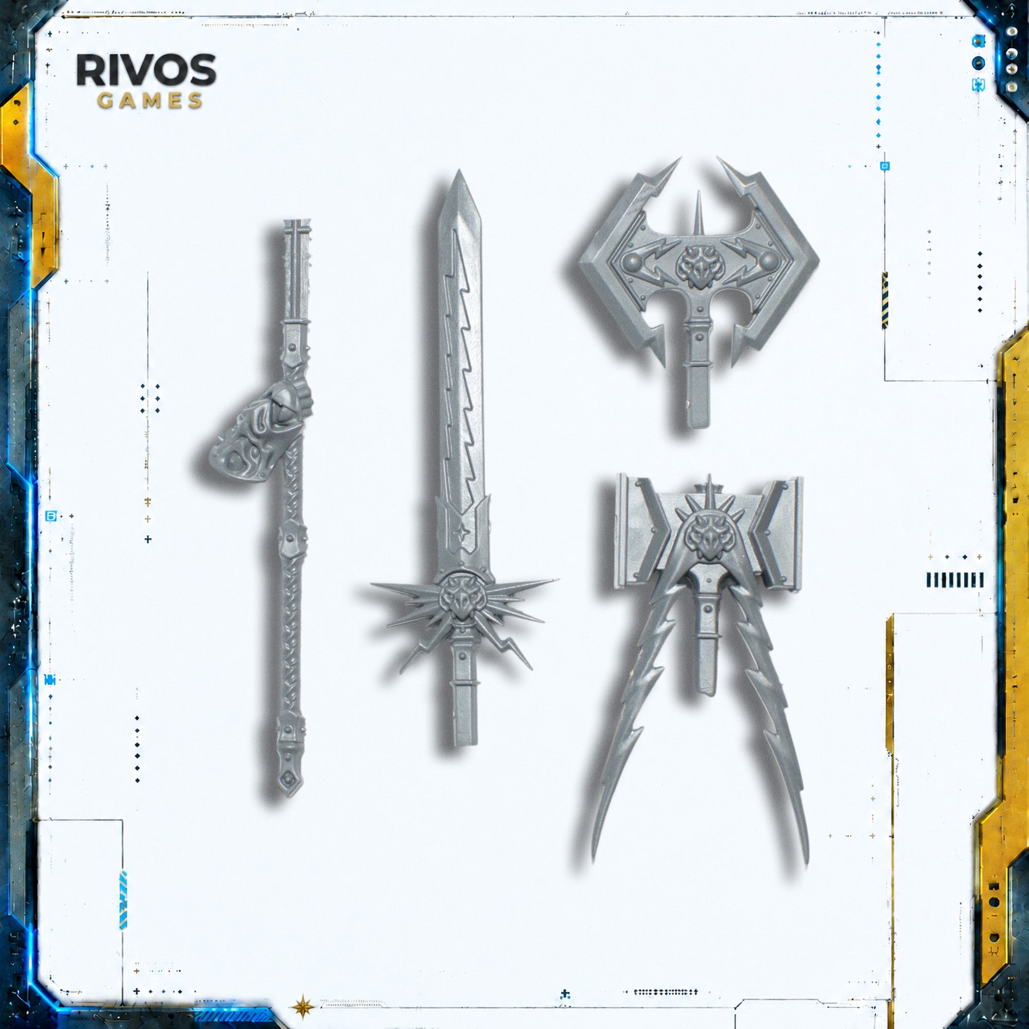 Warhammer Stormcast Eternals Stardrake Tempest Axe/Hammer/Stormlance - Bits (Bitz)