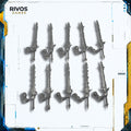 Warhammer Daemons of Khorne Bloodletters Hellblade x 10 - Bits (Bitz)