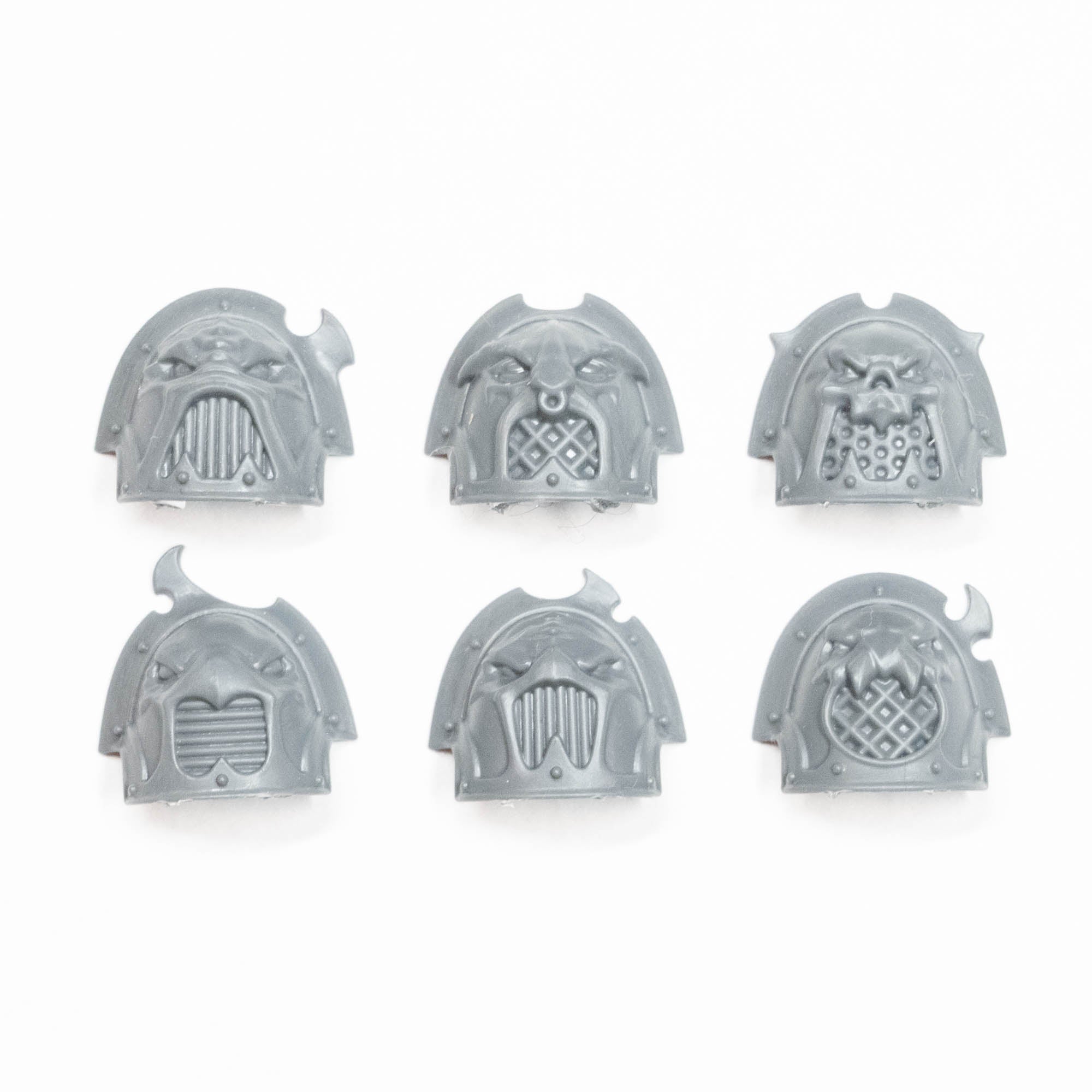 Warhammer 40K Emperors Children Noise Marines Shoulder Pads x 6 - Warhammer - Conversion Part