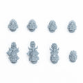 Warhammer 40K Emperors Children Noise Marines Heads x 8 Bits Bitz