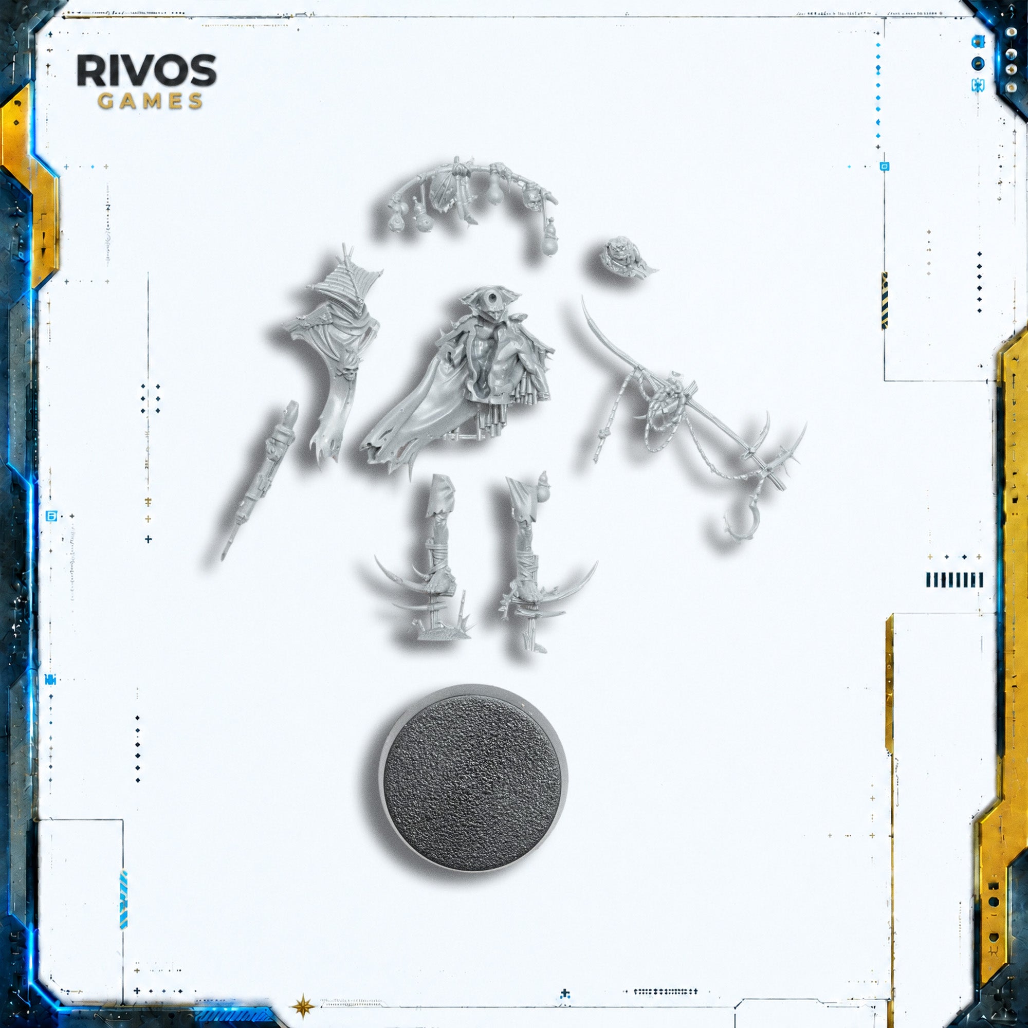 Warhammer Maggotkin of Nurgle Rotmire Creed Witherlord Bits (Bitz)