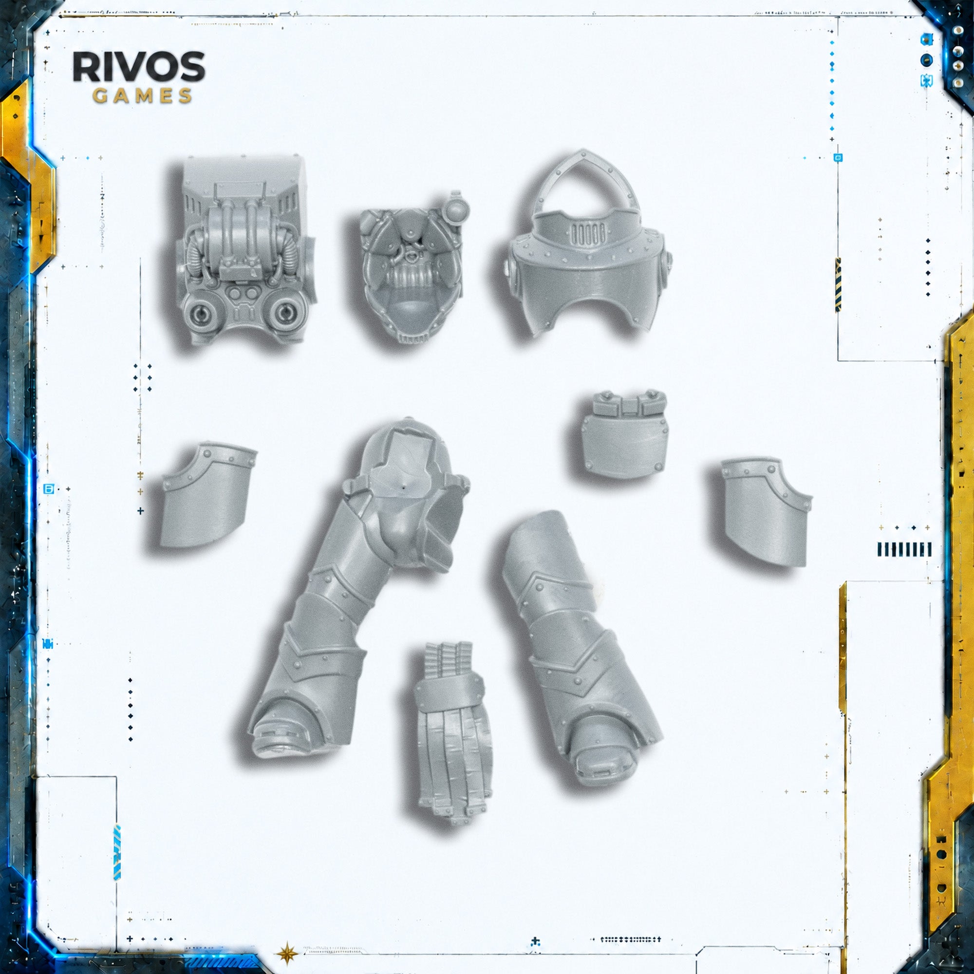 Cataphractii Terminators Legs and Torso D - Legiones Astartes - 30K Bits