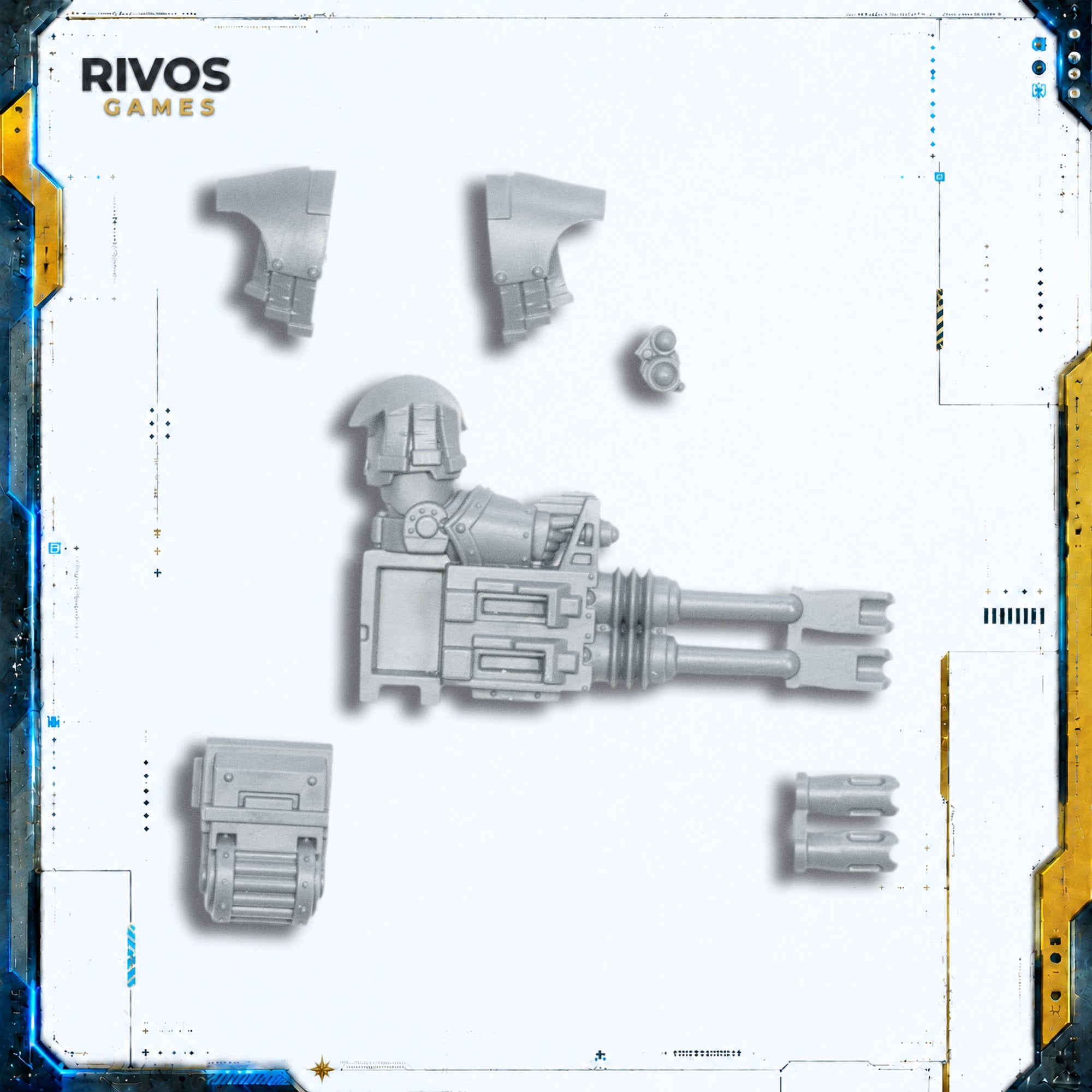 Cataphractii Terminators Reaper Autocannon - Legiones Astartes - 30K Bits