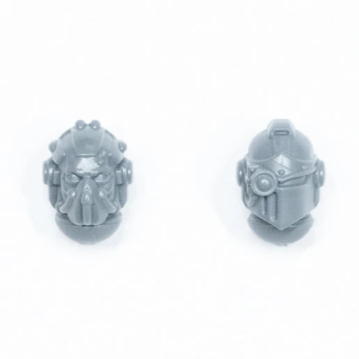 Horus Heresy Cataphractii Terminators Sergeant Heads x 2 Bits Bitz