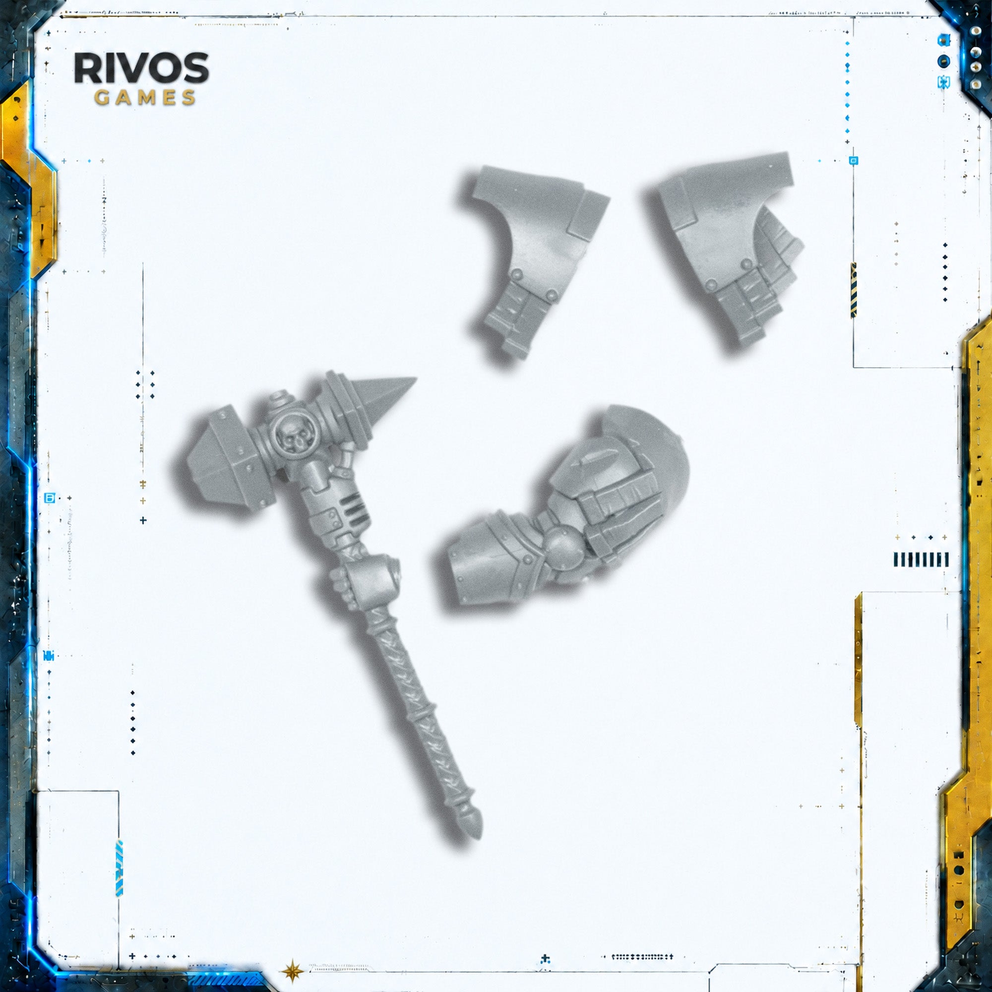 Cataphractii Terminators Thunder Hammer B - Legiones Astartes - 30K Bits