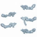 Warhammer 40K Chaos Space Marines Red Corsairs Raiders Bolt Pistol x 5 Bits