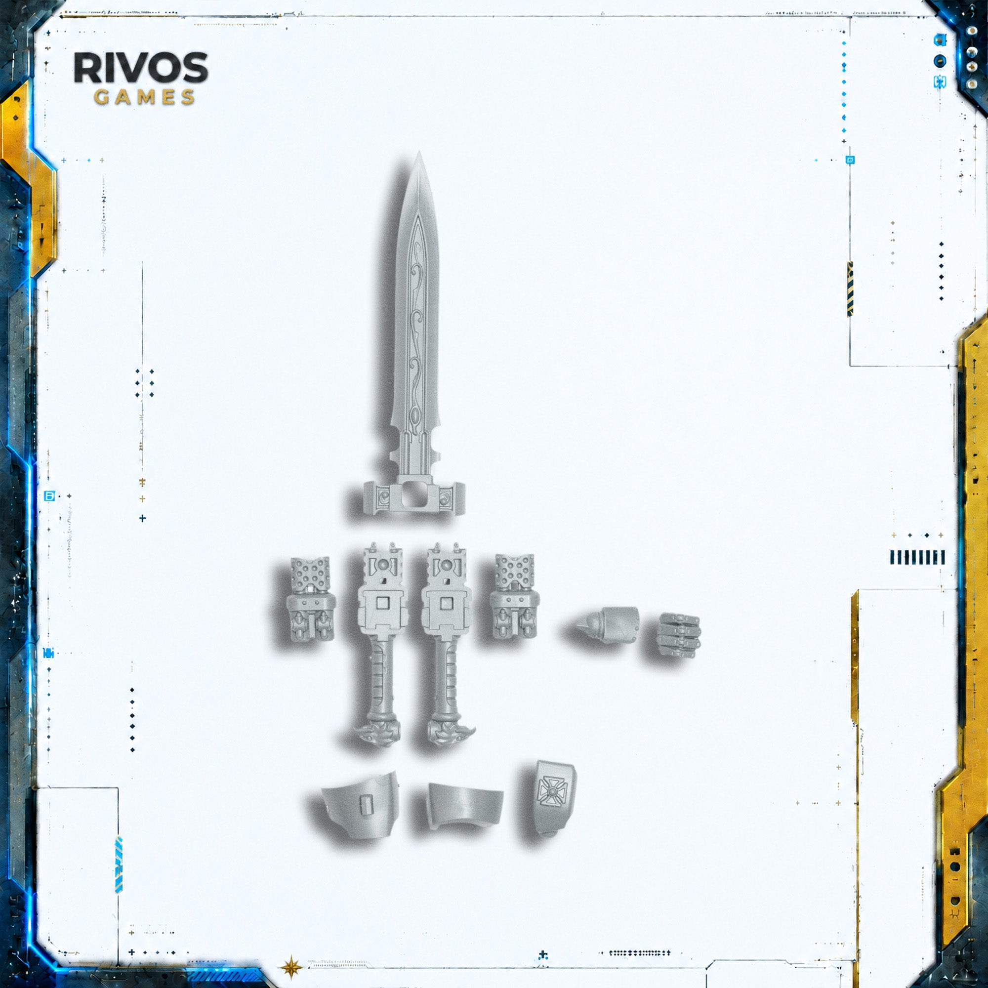 Horus Heresy Legio Custodes Custodian Dreadnought Galatus Warblade Bits Bitz