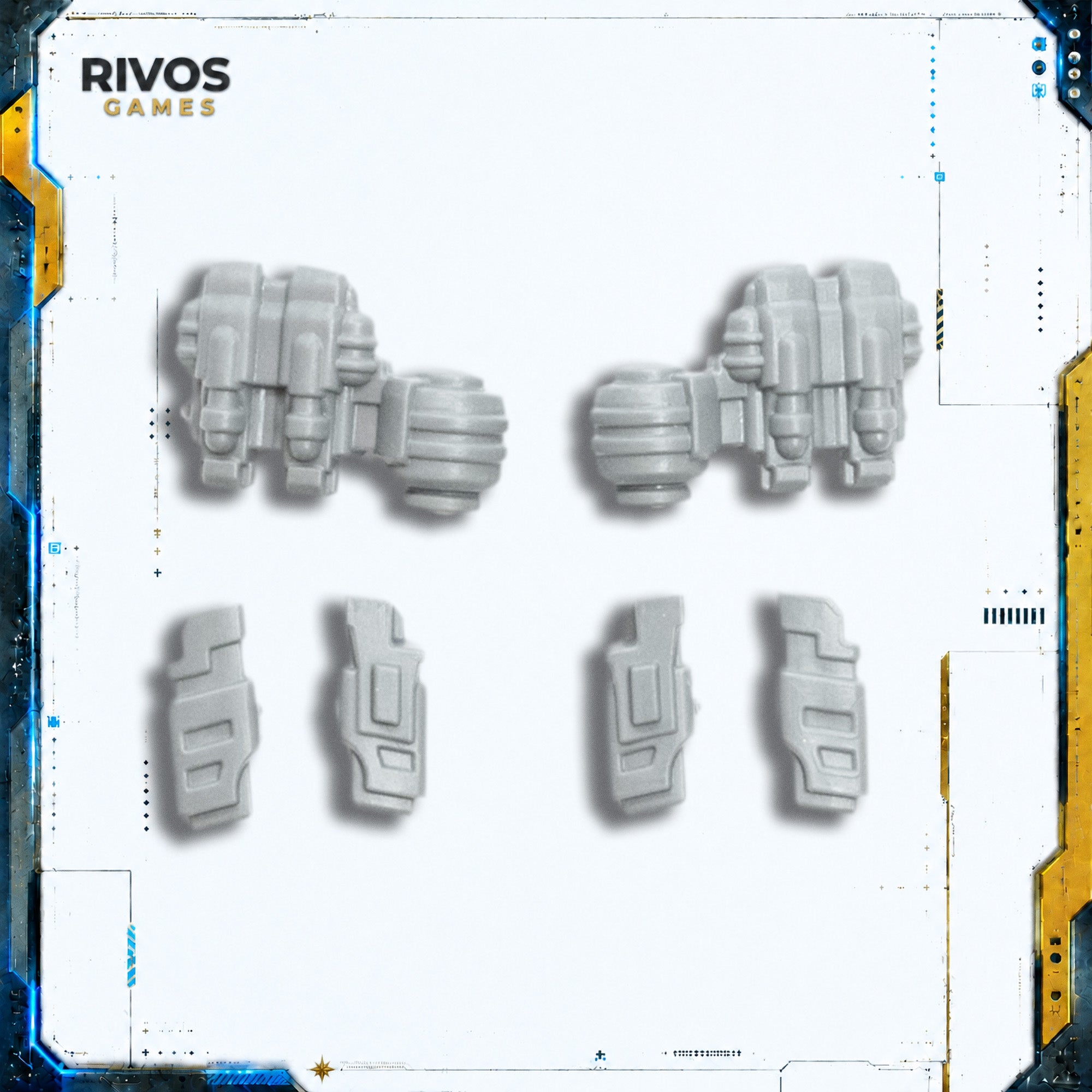Horus Heresy Legio Custodes Custodian Dreadnought Combi-Destructor x 2 Bits Bitz
