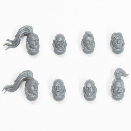 Horus Heresy Legio Custodes Custodian Guard Sodality Heads x 8 Bits Bitz