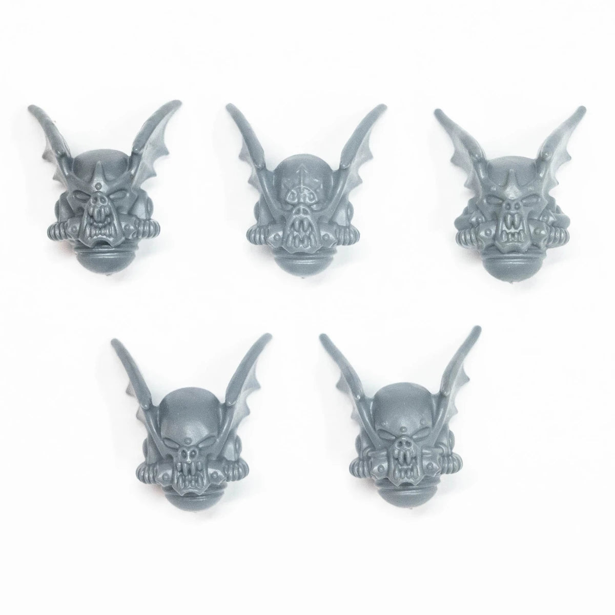 Warhammer 40k Chaos Space Marines Nemesis Claw Heads x 5 A Bits