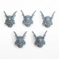 Warhammer 40k Chaos Space Marines Nemesis Claw Heads x 5 B Bits