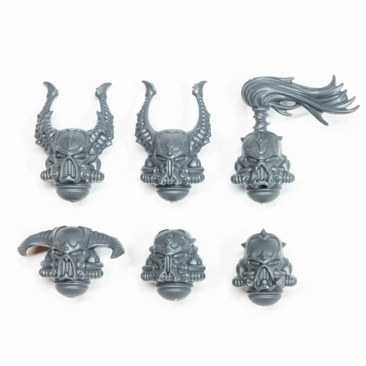 Warhammer 40k Chaos Space Marines Nemesis Claw Heads x 6 Bits B Bitz