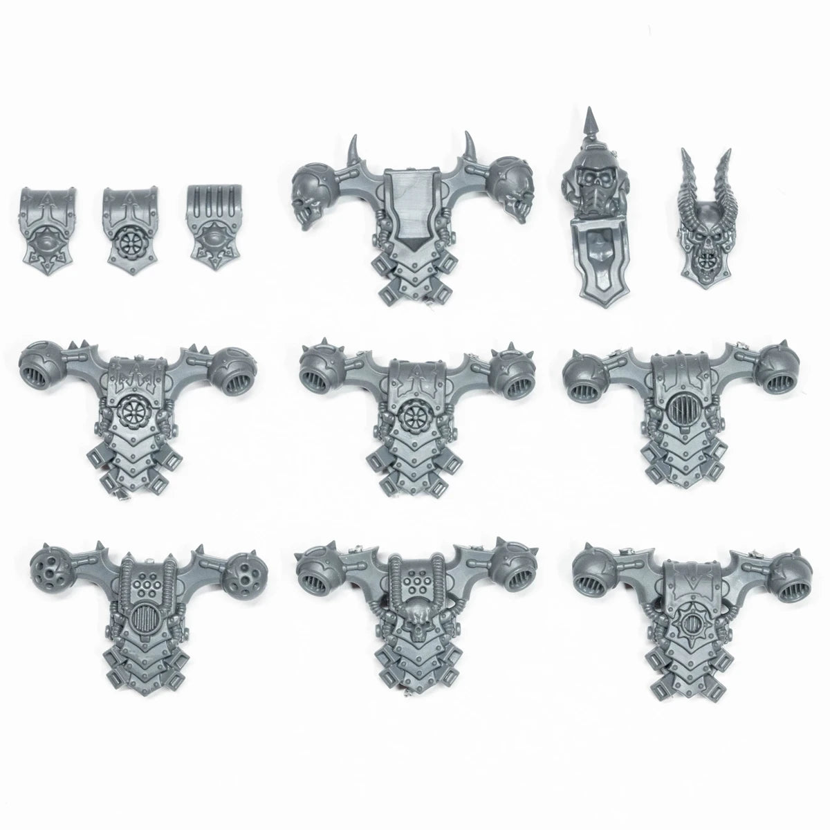Warhammer 40k Chaos Space Marines Nemesis Claw Backpacks x 7 Bits