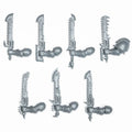 Warhammer 40k Chaos Space Marines Nemesis Claw Chainsword x 7 Bits